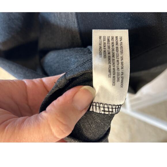 Mossimo Women's Size XS Black & Gray Colorblock Fit & Flare Skater Dress #0213 - Picture 8 of 8